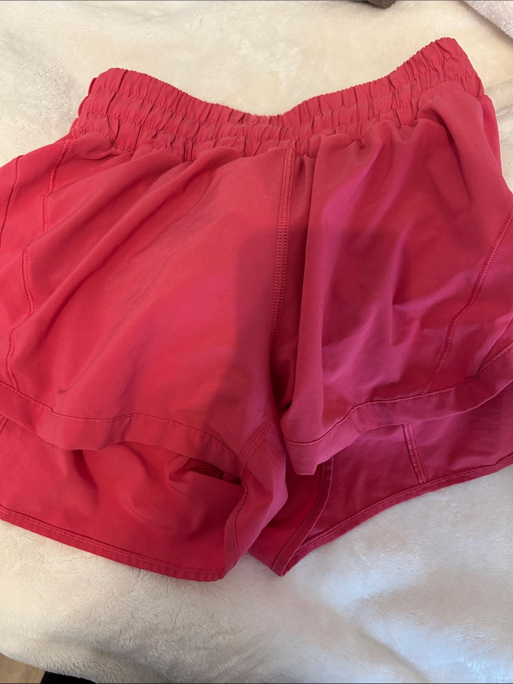 lululemon athletica Pink-Red Layered Athletic Shorts